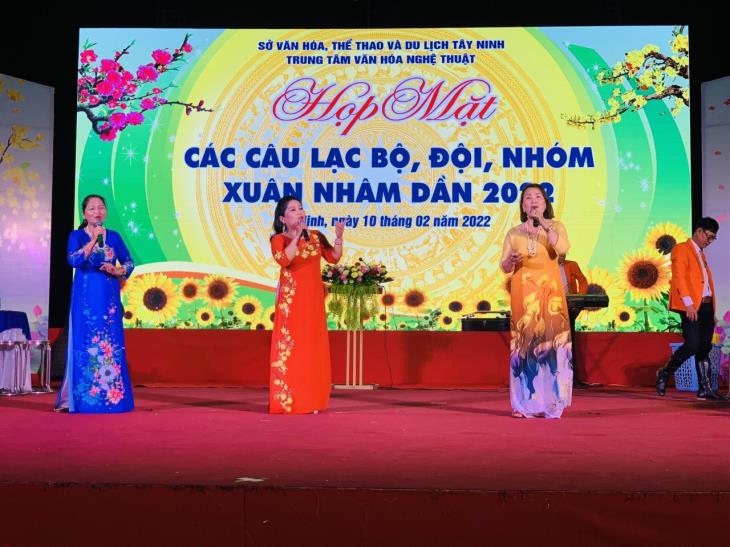 Trung tâm Văn hóa Nghệ thuật Tây Ninh tổ chức họp mặt Câu lạc bộ, đội, nhóm đầu Xuân Nhâm Dần 2022